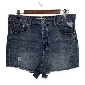 Jessica Simpson High Waist Denim Shorts Size 14/32